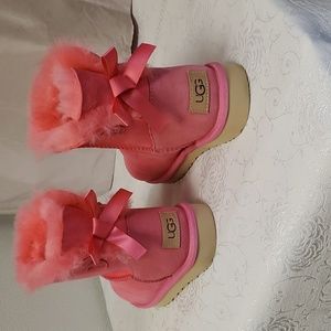 UGG Hot Pink Bailey Boots